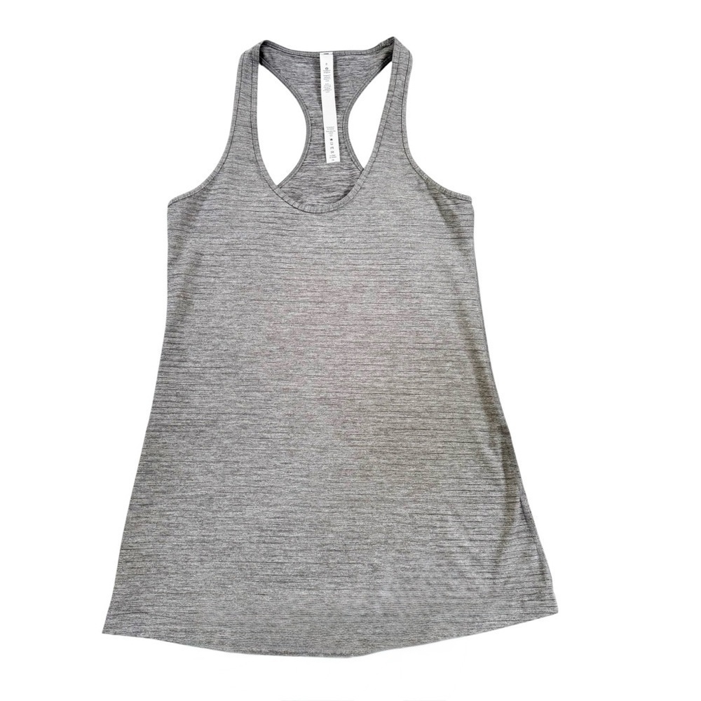 Lululemon Cool Racerback Long Length Gray Size 8 NEW? - Picture 3 of 10